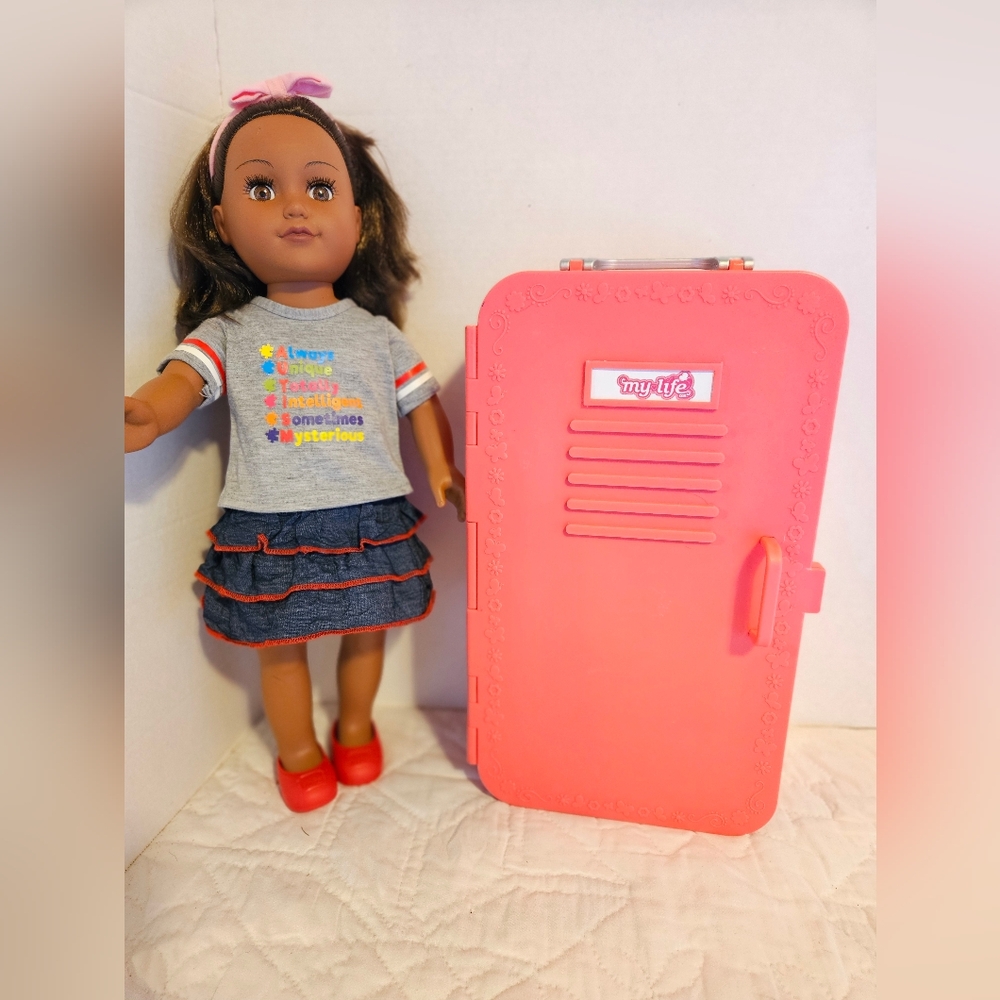 MY LIFE AUTISM ADVOCATE WITH LOCKER